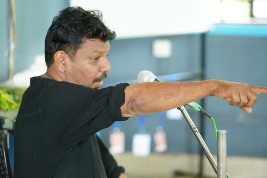 K V Vijesh At Theatre Workshop