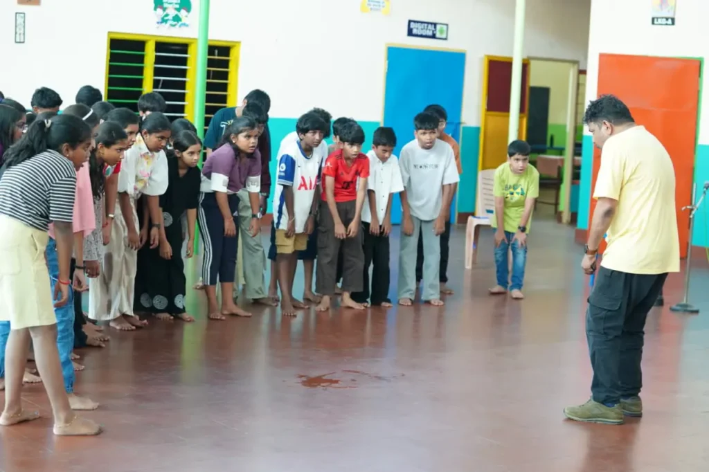 K V Vijesh At Theatre Workshop conducted for children